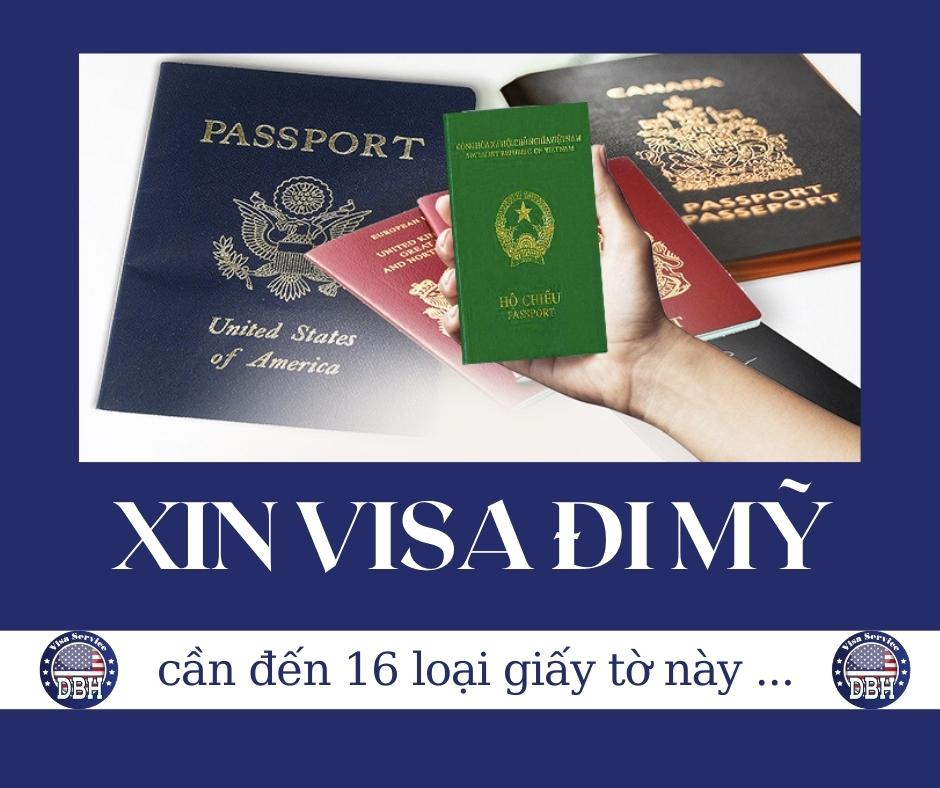 giấy tờ phải bổ sung khi xin visa Mỹ